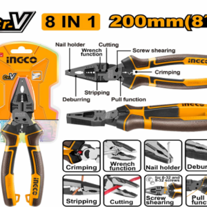 8-IN-1 MULTI-FUNCTION COMBINATION PLIERS  8’’  200MM