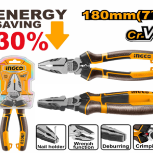 HIGH LEVERAGE COMBINATION PLIERS  180MM  (7’’)