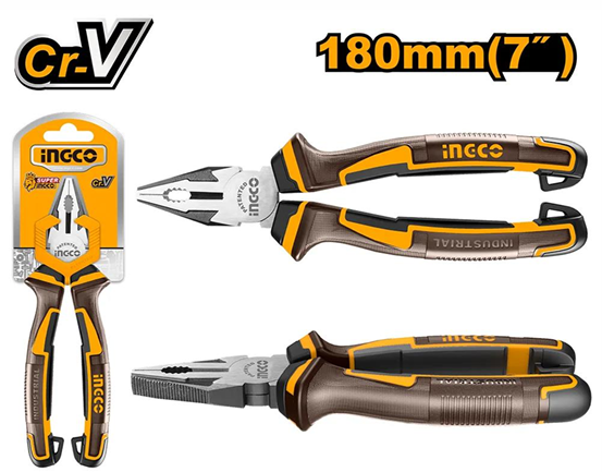 INGCO COMBINATION PLIERS   180MM (7'')