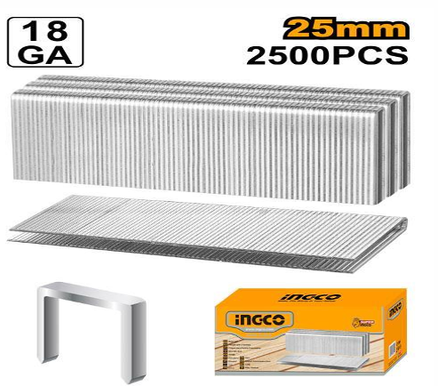 INGCO CROWN STAPLE GA18 25MM