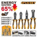 INGCO 4 PCS COMPOUND ACTION PLIERS SET