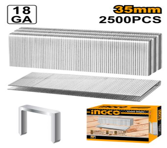 INGCO CROWN STAPLE GA18 35MM